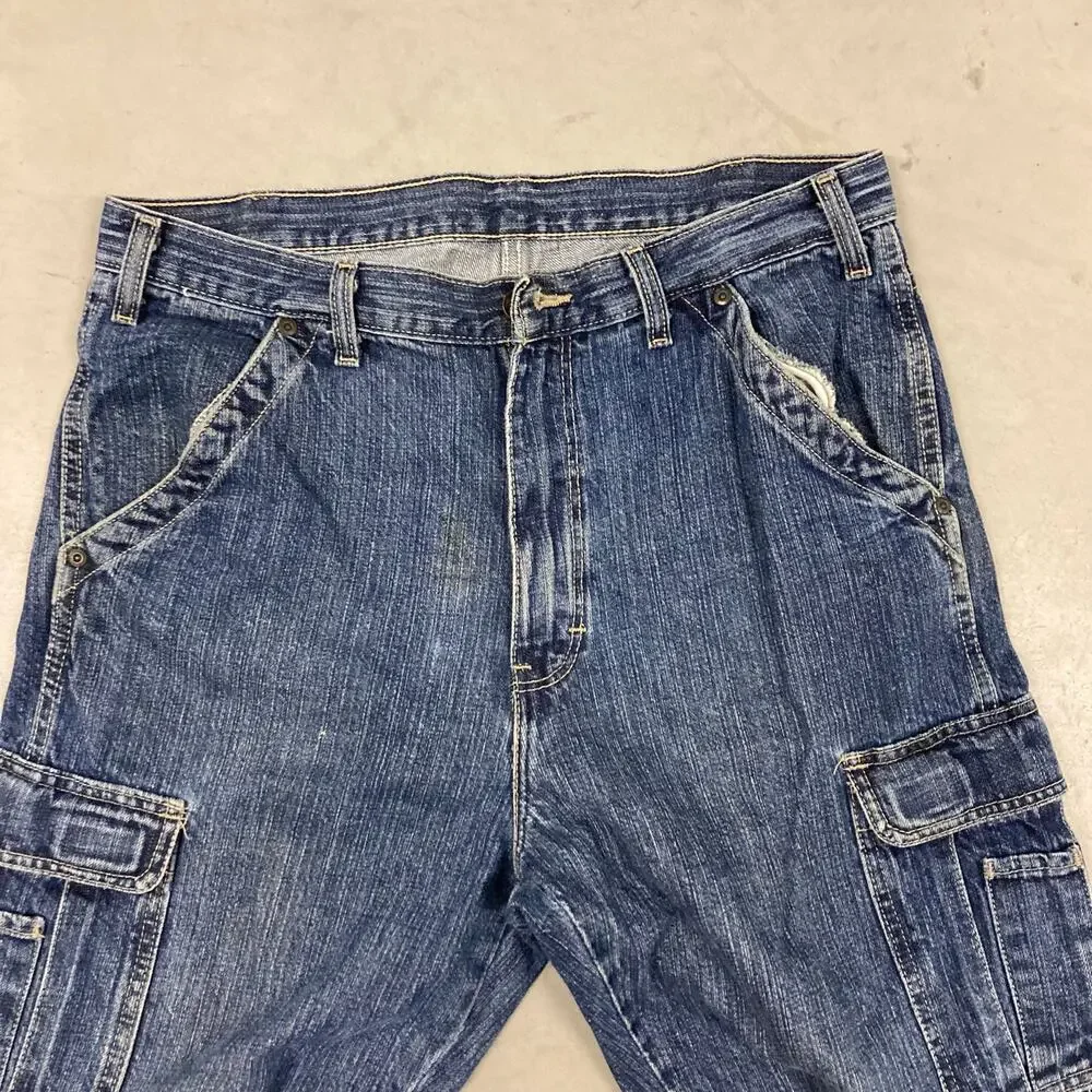 vintage Y2K baggy dickies cargo jeans 36x30